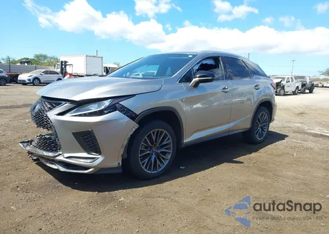 2021 Lexus Rx 350 F Sport Appearance z USA, uszkodzony, nr VIN 2T2SZMAA5MC199146